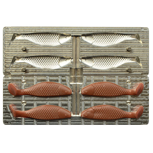 Aluminum Mold V756 4 Cavity 4" inch / 100 mm