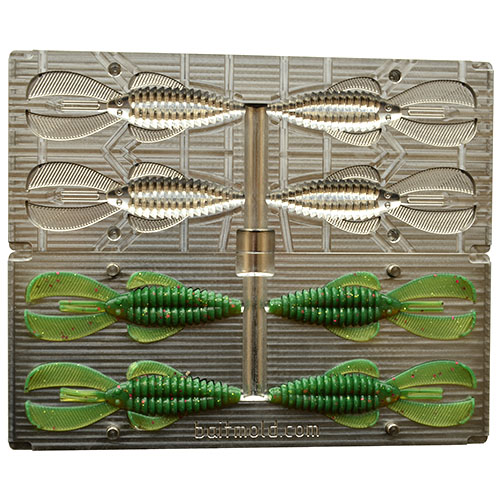 Aluminum Mold C754 4 Cavity 3" inch / 76 mm