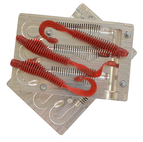 Aluminum Mold T135 3 cavity 4" inch / 100 mm