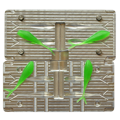 Aluminum Mold W644 4 Cavity 1.65" inch / 42 mm