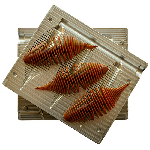 Aluminum Mold W896 3 Cavity 2.8" inch / 71 mm