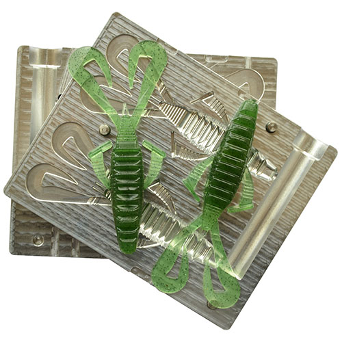 Aluminum Mold C844 2 Cavity 4″ inch / 102 mm