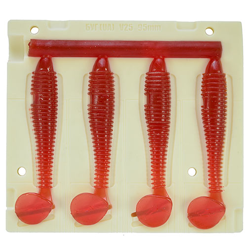 Mold V25 4 cavity 3,8 inch / 95 mm