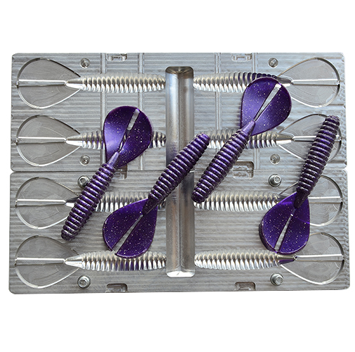 Aluminum Mold T175 4 cavity 3,4" inch / 86 mm