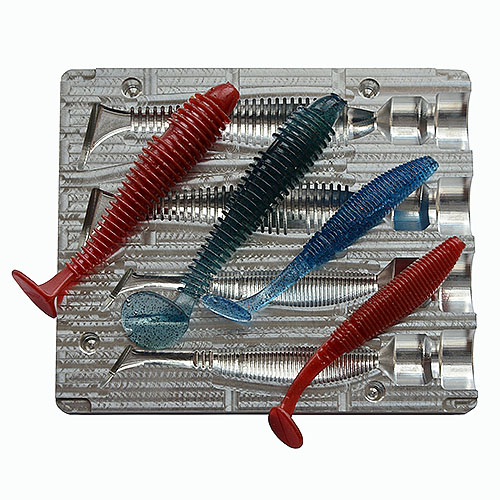 Aluminum Mold V24 2 Cavity 3,3" icnh / 83 mm + V110 2 Cavity 3" inch / 76 mm